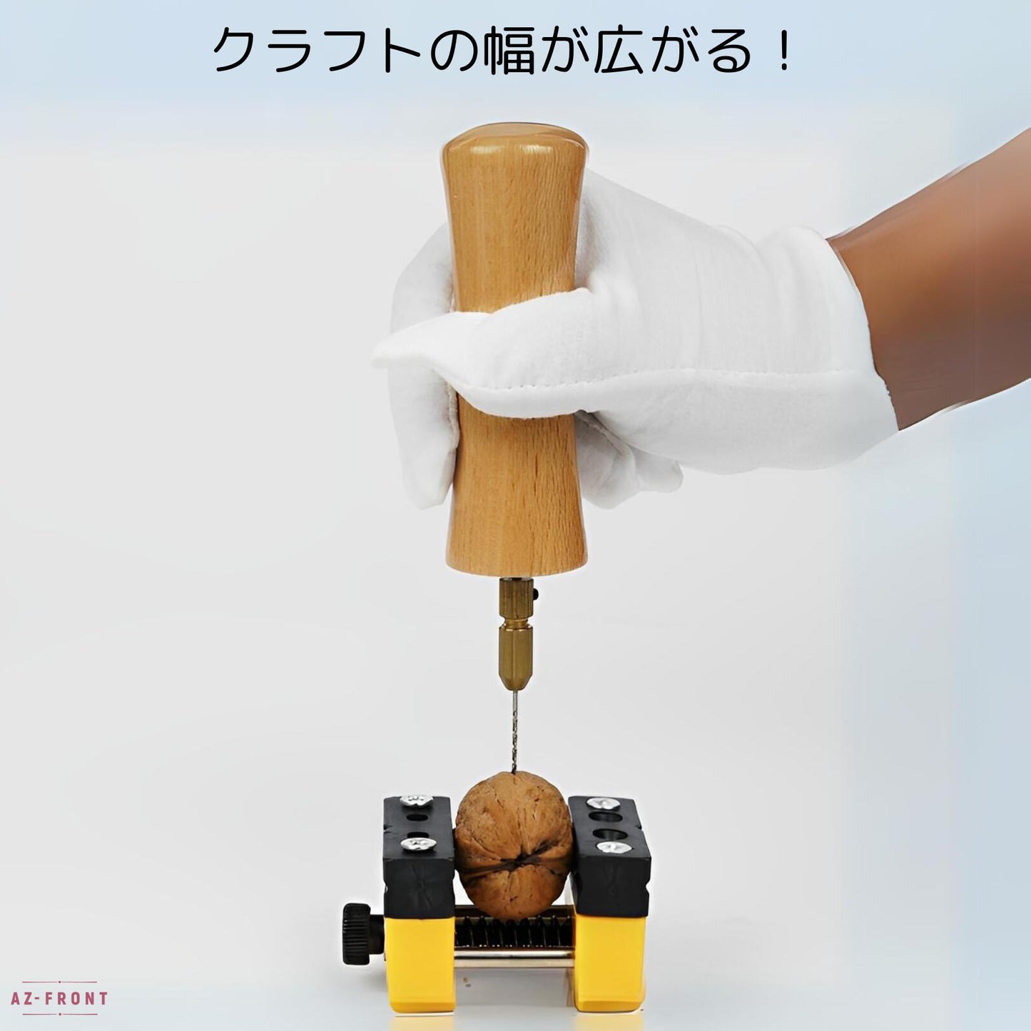 AZ-FRONT USB電動ピンバイス セット ミニドリル 研磨 彫刻 切削 DIYツールキット 各種ビット付き