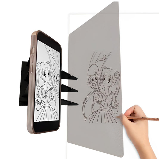 AZ-FRONT 光学お絵かきトレース台 スマートフォン タブレット対応 描画 スケッチ支援ツール アニメ イラスト制作向け