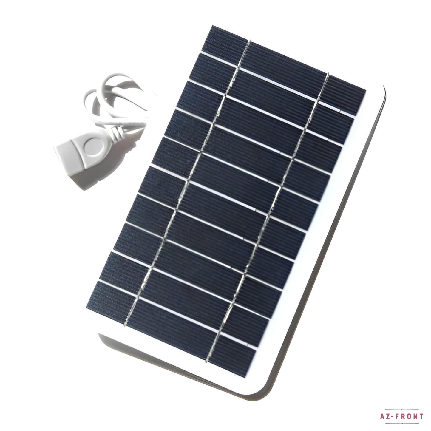 AZ-FRONT 災害用 ソーラーパネル USB充電器 スマホ対応 ポータブル電源 停電対策 防災グッズ アウトドア キャンプ用