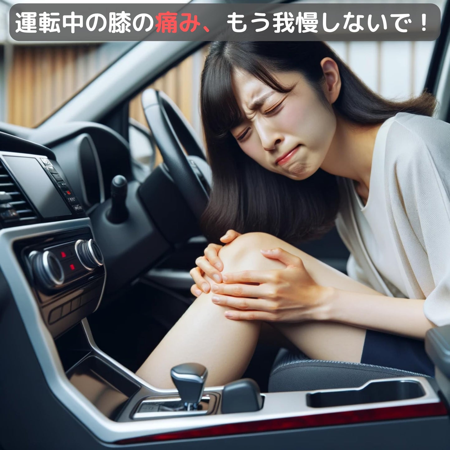 AZ-FRONT 車用ニーパッド 車用足保護パッド 膝当て 肘置き