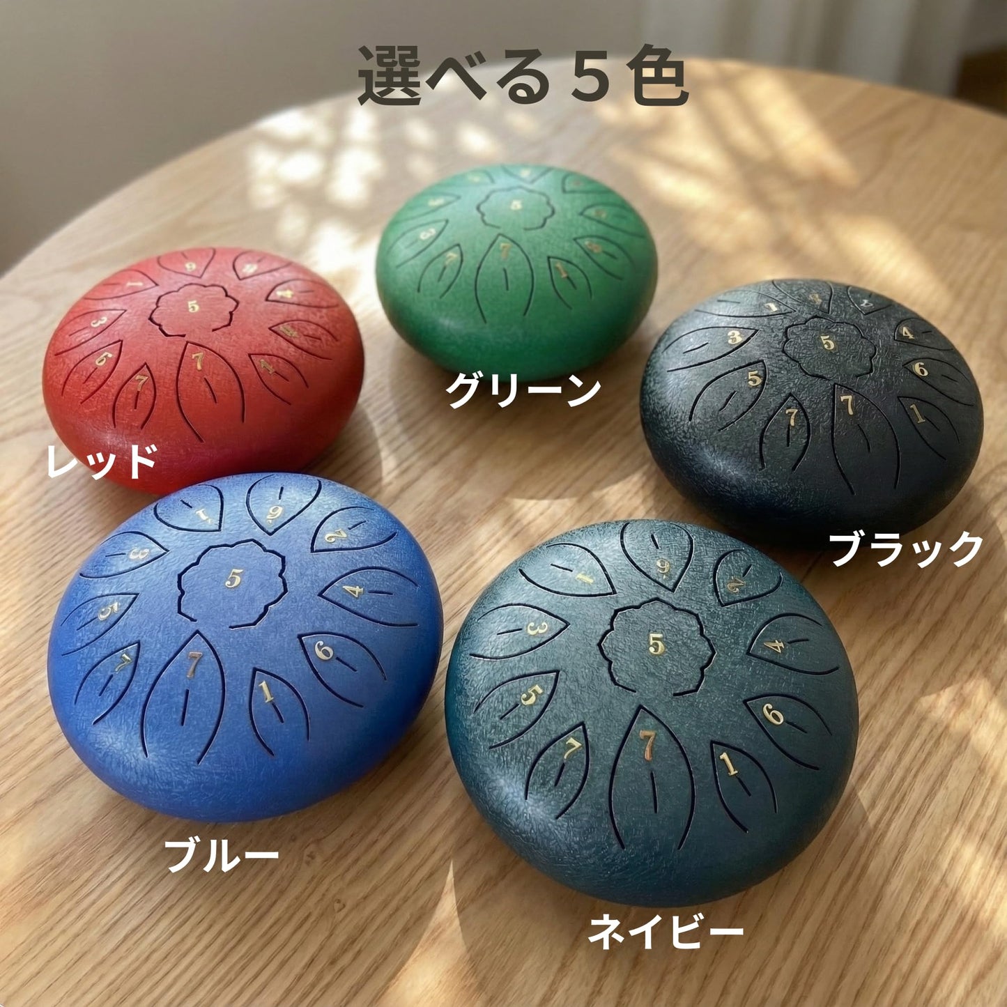 AZ-FRONT スリットドラム タングドラム 6インチ 11音 楽器 初心者セット 日本語ガイドブック 収納バッグ付き